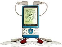Santamedical PM-470 Blue Tens Unit Electronic Pulse Massager with Rechargeable Battery