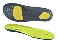 riemot Kids Orthotic Sport Insoles, Full Length Inner Soles with Arch Support, Metatarsal and Heel Cushion for Plantar Fasciitis Relief Green Size 3-4/EU 34-36