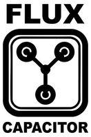 Flux Capacitor - Sticker Graphic - Auto, Wall, Laptop, Cell, Truck Sticker for Windows, Cars, Trucks
