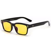 Rectangle Radiation Protection Computer Gaming Glasses with Yellow Tinted Lenses Blue Light Protection Goggles Reading Glasses