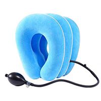 Neck Traction Device for Instant Neck Pain Relief - Adjustable Neck Stretcher Collar for Home Traction Spine Alignment