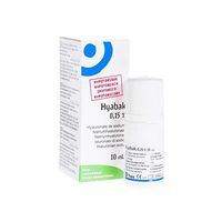 3 x HYABAK - Drops - Solution for Eyes and Contact Lenses - 10 ML - Total 30 ML