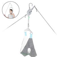 Neck Cervical Traction Set, Adjustable Neck Brace Cervical Traction Fixation Machine - Neck Spinal Decompression Orthopedic Physical Therapy Gear Neck Correction Stretcher Pain Relief