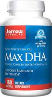Jarrow Formulas Max DHA, Supports Brain and Eye Health, 180 Softgels
