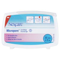 Nexcare Micropore 2.5cm x 5 Metre Surgical Tape Dispenser