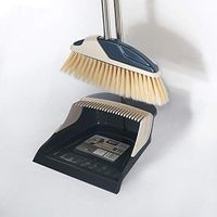 Windproof Non-Slip Broom Dustpan Suit Creative Combination Floor Hair Sweeping Handle Household Cleaning Tools