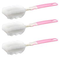 uxcell Sponge Kitchen Tea Coffee Cup Bottle Bottom Clean Cleaning Scrubber Brush 3pcs