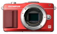 Olympus E-PM2 Mirrorless Digital Camera (Body Only) (Red) (Old Model)