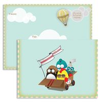 UFF Everyday Land Adventure Note Cards (1 Card + 1 Envelope + 1 Sticker) | Rungtong & Co. Stationery Line
