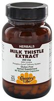 Country Life Milk Thistle Extract, 200 mg - 60 Vegan Capsules