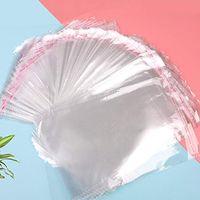 Jiecikou 400 Pcs 4x6 Clear Resealable Cello Cellophane Bags Good for Bakery, Candle, Soap, Cookie Poly Bags