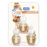 Great Value PlugIns Scented Oil Air Freshener Refill - Autumn Delight Scent - 3 Count Oil Refills Per Package (0.67 Ounce Each Refill)