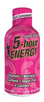 5 Hour Energy Drink Shot, Pink Lemonade, 4 Count