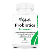 Acidophilus Probiotics for Women, Men, and Kids - 40 Billion Vegan Friendly Lactobacillus and Bifidobacterium Daily Probiotic Supplement for Weight Loss and Gut Health - 60 Capsules