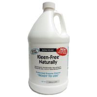 Kleen-Free Naturally Preformed Enzyme Cleaner (Fresh and Clean Scent, 1-Gallon Ready-to-Use)
