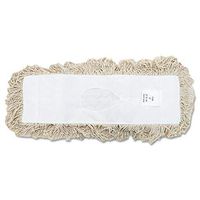 Boardwalk 1318 Industrial Dust Mop Head Hygrade Cotton 18w x 5d White