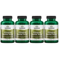Swanson Stinging Nettle Root Urinary Tract Health Respiratory Health Prostate Support Men's Health Herbal Supplement (Urtica dioica Root) 500 mg 100 Capsules (4 Pack)