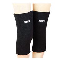 Kylin Express A Pair of Cotton Knee Support Sleeves Brace Pads for Sports/Recovery - Black