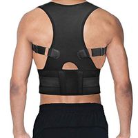 Posture Corrector for Women & Men - Fully Adjustable Magnetic Orthopedic Support Brace, for Pain Relief & Improve Bad Slouching Problems, Medium