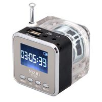 NiZHi TT-028 MP3 Mini Digital Portable Music Player Micro SD USB FM Radio (Black)