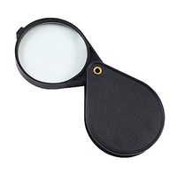 Fan-Ling Folding Mini Pocket Jewelry Magnifier Magnifying Eye Glass Loupe Lens,Magnifying Glass Reading Aid Lens,Ideal for Reading Small Prints & Low Vision