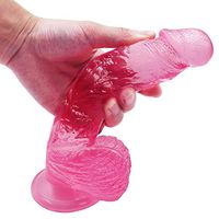 STZDQ Powerful Sucker Waterproof Vibrator Female Couple8.26" (Color : Pink)