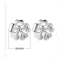 Blossom Jewelry Zircon Graceful Classic Plum Blossoms Flower Stud Earrings Best Accessory Good Accessories Women Womens Cheap Designer Novelty Pendant Girls