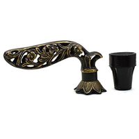 Nautical World Vintage Designer Brass Handle Antique Style Victorian Cane Wooden Walking Stick