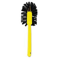 (3 Pack Value Bundle) RCP6320 Toilet Bowl Brush, 17-Inch Overall Length, Yellow Plastic Handle