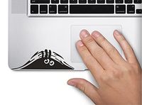Monster Peeking Symbol Decal Funny Laptop Skin MacBook Trackpad Keypad Sticker Window, Decal Sticker Vinyl Car Home Truck Window Laptop