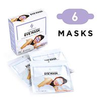 Juve Naturals Premium Self-Heating Steam Eye Mask for Dry Eyes, Eye Fatigue, 6 Masks, Natural Sleep Aid, Anti-Dark Circles, Fine Lines, Crow's Feet, Jet Lag, Insomnia (Lavender Aromatherapy)