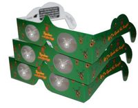 3D Christmas Glasses - Holiday Specs -REINDEER - 3 PAIRS - Transform Christmas Lights Into Magical Images