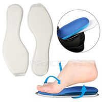 Orthotic Insoles & Inserts, High Elastic Full Length Sports Shoes Insoles, Shock Absorber Foot Cushioning Inner Soles Pads Supports Barefoot Insoles for Walking Jogging Hiking Running (XL)