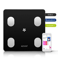 shonlinen LCD Digital Bluetooth 4.0 APP Electronic Body Fat Scale Digital