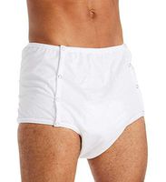 Salk Reusable Snap-On Brief, Medium, Brushed-Polyester (842000M) Category: Adult Incontinence Underwear
