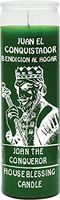 Indio Products John The Conqueror Green Candle - Silkscreen 1 Color 7 Day