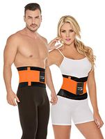 TECNOMED Latex Waist Trainer Belt Body Shaper Belly Wrap Trimmer Slimmer Compression Band for Weight Loss Workout Fitness and Lumbar Support, Best Abdominal Trainer