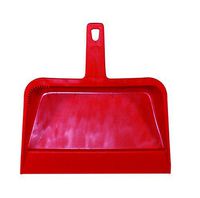 Impact 703 Plastic Dust Pan, 12" Length x 12" Width x 4" Height, Red (Case of 12)