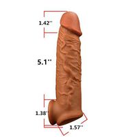 Silicone Double Open Long Sleeve Extension - Super Soft-112368-A