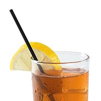 AmerCare 5.5 Inch Black Sip Straw/Stirrer, Case of 10,000