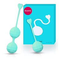 Ben Wa Kegel Exercise Balls - Doctor & Kegel Trainer Recommend Strengthen Bladder Exercise & Enhance Pelvic Floor Muscle with Ben Wa Balls for Beginners - Keggle Balls for Women (Blue)