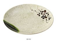 Yanco HO-1312 Honda Coupe Plate, Round, 12" Diameter, Melamine, Pack of 12