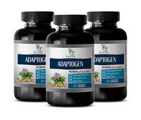 Heart Health Supplements - ADAPTOGEN Premium Complex - Pure and Potent Ingredients - amla Fruit Capsules - 3 Bottles 180 Vegetable Capsules