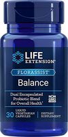 Life Extension FLORASSIST Balance Probiotic Blend Vegetarian Capsules 30 Count (Pack of 2)