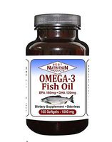 Omega-3 Fish Oil (1000mg - 100 Softgels)