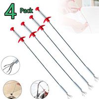 Spring Pipe Dredging Tool - Multifunctional Drain Snake Hair Cleaning Claw Catcher Drain Clog Remover Cleaning Tool