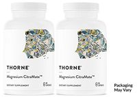 THORNE RESEARCH - Magnesium CitraMate (135mg -90 caps 1ea) 2 pack!