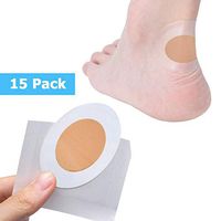 Sumifun 15 Pack Heel Blister Prevention Cushioned, Moleskin Blister Pads with Adhesive Foam Bandage to Protect Waterproof Heel and Toe Blister Prevention Flexible, Non-Slip