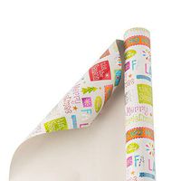 JAM PAPER Gift Wrap - Christmas Wrapping Paper - 25 Sq Ft - Christmas Collage - Roll Sold Individually