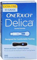 OneTouch Delica Lancets 100 Each (Pack of 3)